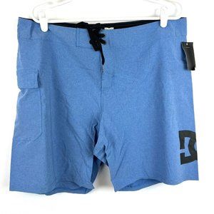 DC Young Men’s Blue Local lopa 18 Board Shorts Size 36